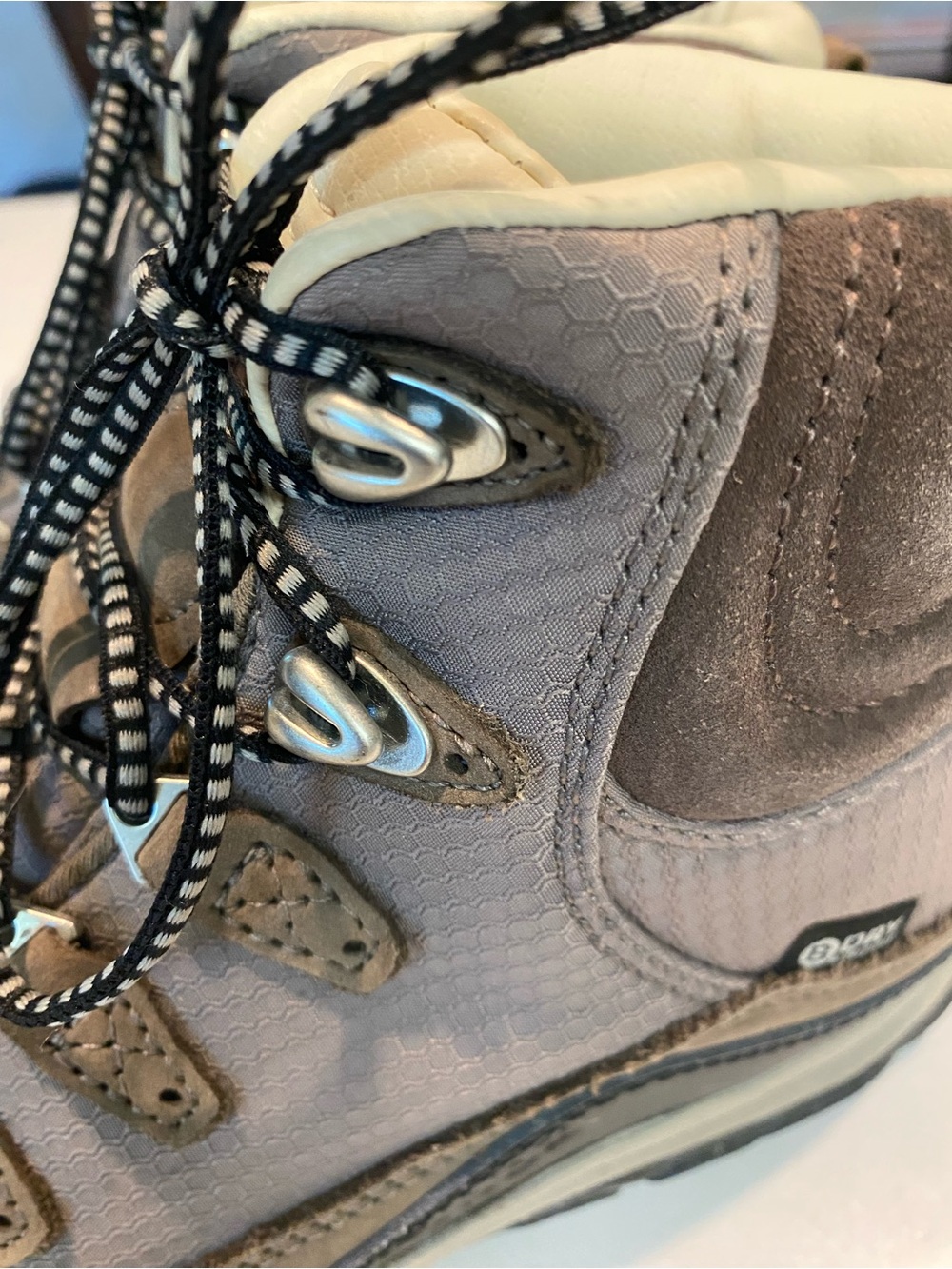 OBOZ JUNIPER MID B-DRY OUTDOORS WATERPROOF HIKING BOOT NEUTRAL BROWNS SZ 7.5 - Picture 8 of 15